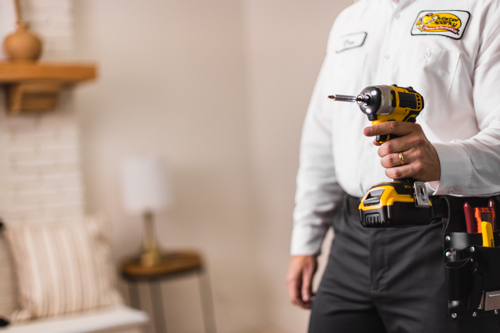 Mr. Sparky electrician conducting a performing electrical repairs in New Port Richey, FL. 